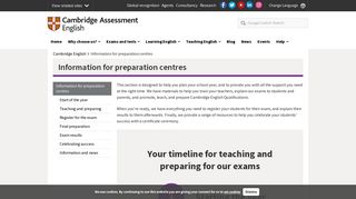 
                            7. Information for preparation centres | Cambridge English