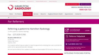 
                            10. Information for Referrers of patients to Hamilton Radiology