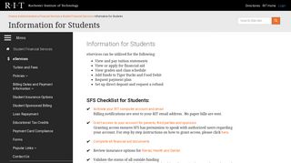 
                            5. Information for Students | Student Financial Services