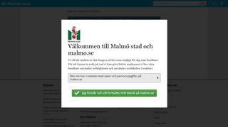 
                            9. Information för studerande och sökande - Malmö stad