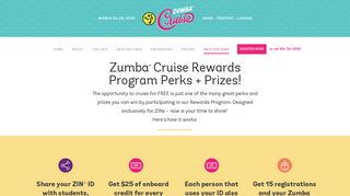 
                            8. Information For ZINs | Zumba Cruise