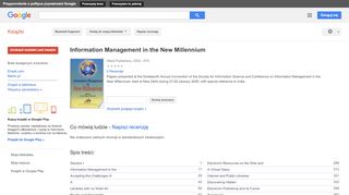 
                            9. Information Management in the New Millennium