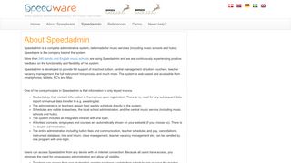 
                            4. Information om Speedadmin programmet - Speedware ApS