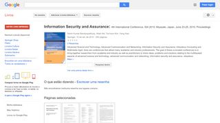 
                            10. Information Security and Assurance: 4th International Conference, ...