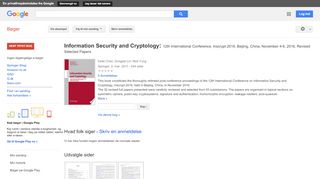
                            10. Information Security and Cryptology: 12th International Conference, ...
