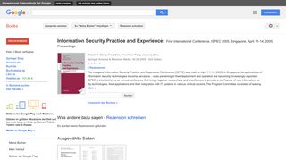 
                            8. Information Security Practice and Experience: First International ...