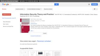 
                            10. Information Security Theory and Practice: 10th IFIP WG 11.2 ...
