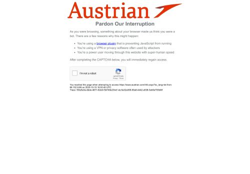 
                            6. Information & Services - Austrian Airlines