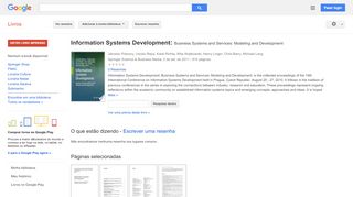 
                            7. Information Systems Development: Business Systems and Services: ...