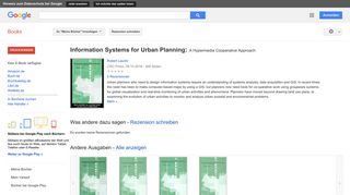 
                            11. Information Systems for Urban Planning: A Hypermedia Cooperative ...