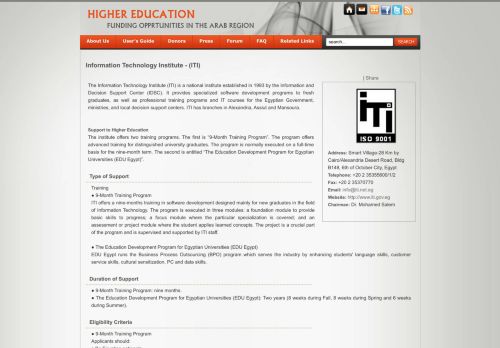 
                            7. Information Technology Institute - (ITI) - Bibliotheca ...