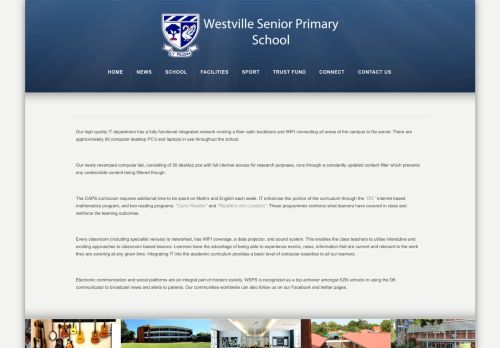 
                            4. Information Technology – Westville Senior Primary School