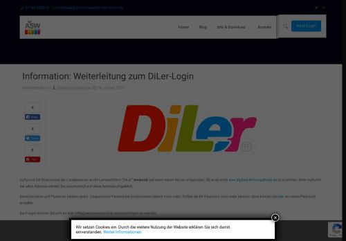 
                            6. Information: Weiterleitung zum DiLer-Login – alemannenschule ...