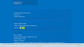 
                            12. Information zur AutoBank AG - modern-banking.de