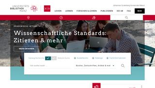 
                            12. Information zur Zusammenlegung der Online-Kataloge BB TSK / UB ...