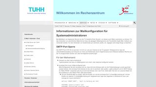 
                            8. Informationen für Systemadministratoren | RZT - TUHH