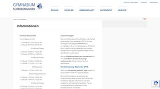 
                            7. Informationen | Gymnasium Schrobenhausen