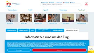 
                            10. Informationen rund um den Flug mit ITS | ITS.de