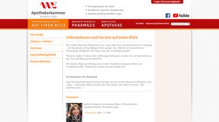 
                            9. Informationen & Service auf einen Blick - Apothekerkammer Westfalen ...