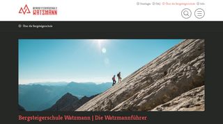 
                            3. Informationen über die Bergsteigerschule Watzmann und Ihre ...