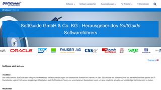 
                            3. Informationen über die SoftGuide GmbH & Co. KG