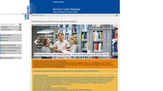 
                            2. Informationen und Services für das Studium — Service Center Studium