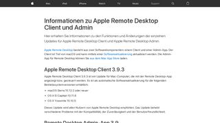
                            2. Informationen zu Apple Remote Desktop Client und Admin - Apple ...
