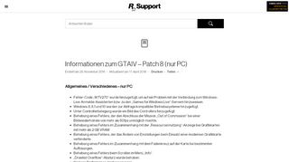
                            3. Informationen zum GTAIV – Patch 8 (nur PC) - Rockstar Games ...