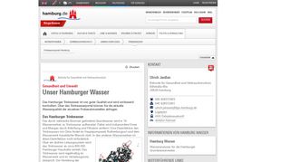 
                            12. Informationen zum Hamburger Trinkwasser - hamburg.de