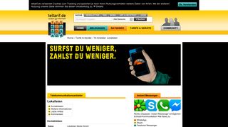 
                            5. Informationen zum Telekommunikationsanbieter Lokalisten - teltarif.de