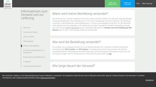 
                            5. Informationen zum Versand und zur Lieferung - Clevertronic.de ...