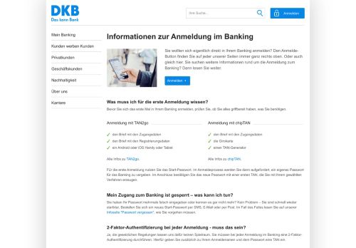 
                            3. Informationen zur Anmeldung im Banking - DKB