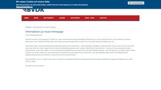 
                            5. Informationen zur neuen Homepage | BVDK - Bundesverband ...