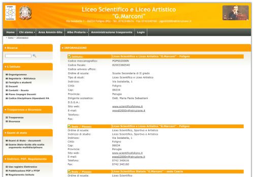 
                            7. Informazioni - G. MARCONI