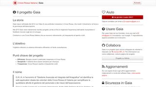 
                            11. Informazioni su Gaia - Il Progetto Gaia - Croce Rossa Italiana