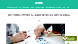 
                            3. Informes y resultados por internet - Instruimos