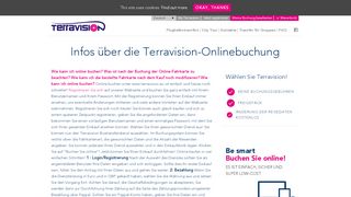 
                            7. Infos über die Terravision-Onlinebuchung - Terravision Tedesco ...