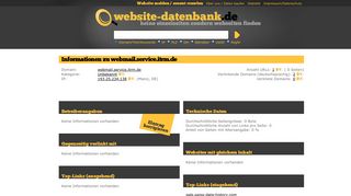 
                            6. Infos zu webmail.service.itrm.de (COUNT+CARE Webmail)