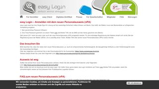 
                            7. Infos zum neuen Personalausweis | easy login