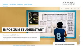 
                            7. Infos zum Studienstart » Hochschule Hamm-Lippstadt