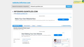 
                            9. infosario.quintiles.com at WI. Quintiles Infosario® Portal | Log In