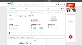 
                            5. ▷ infoscore Forderungsmanagement GmbH | Tel. (05246) 83832... -