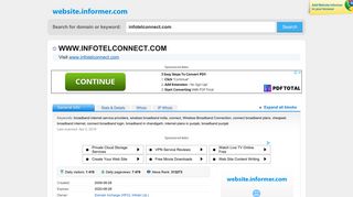 
                            11. infotelconnect.com at Website Informer. Visit Infotelconnect.