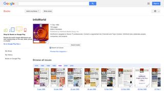 
                            11. InfoWorld - Google बुक के परिणाम