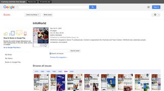 
                            11. InfoWorld - Google Books Result