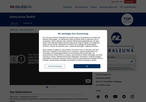 
                            13. InfraLeuna GmbH dein Ausbildungsbetrieb | azubis.de