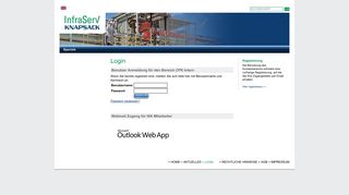 
                            2. InfraServ GmbH & Co. Knapsack KG: Login