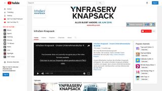 
                            8. InfraServ Knapsack - YouTube