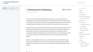
                            12. Infrastructure Hardening - Veeam Backup & Replication Best Practices