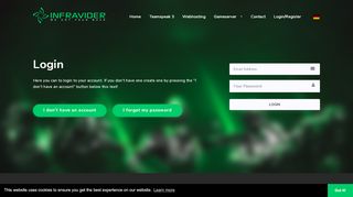 
                            7. Infravider - UCP Login